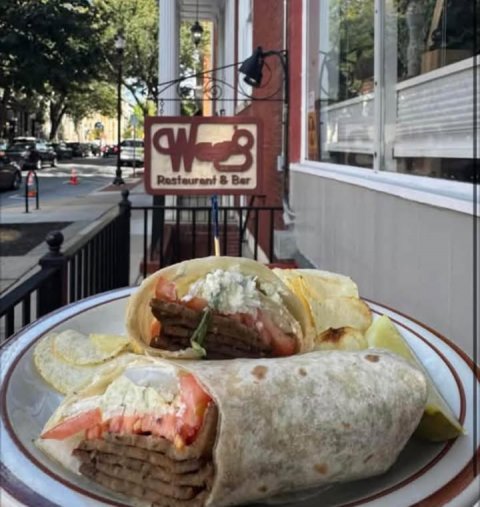Food, Car, Plate. Text: Restaurant &amp; Ber