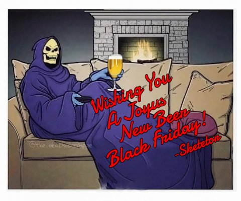 Fireplace, Book, Publication. Text: Wishing You A Joyus New Been Black Friday!