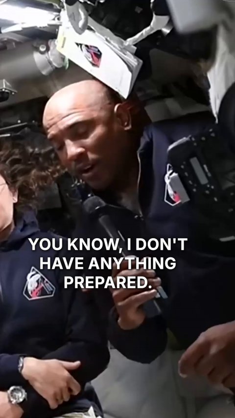 Adult, Man, Person. Text: YOU KNOW, I DON'T HAVE ANYTHING PREPARED.