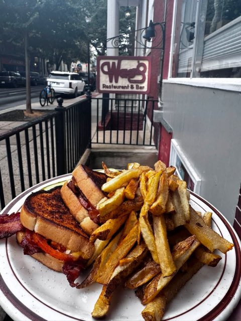 Brunch, Burger, Food Presentation.