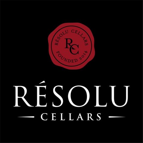 Book, Publication, Wax Seal. Text: RESOLU CELLARS