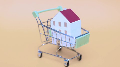 Shopping Cart, Crib, Infant Bed.