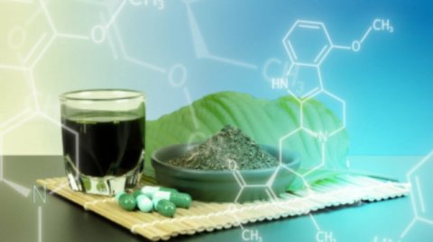 Glass, Beverage, Pill. Text: CH3 HN N CH.