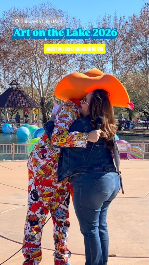 Pants, Shelter, Hat. Text: Sahuarita Lake Park Art on the Lake 2026
