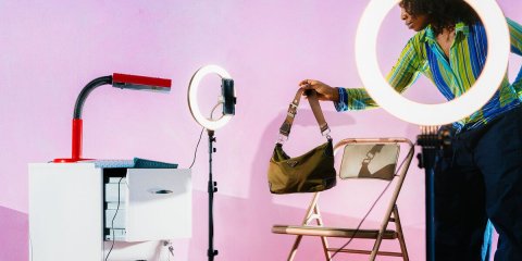 Handbag, Photography, Lighting.