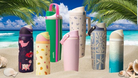 Bottle, Dynamite, Shaker. Text: owala