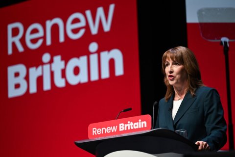 People, Person, Crowd. Text: Renew Britain Renew Britain