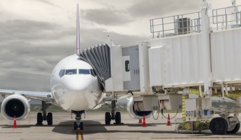 Airport, Airfield, Airliner.
