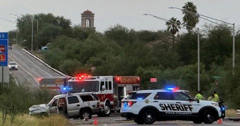 Car, Vehicle, Person. Text: 3 SHERIFF
