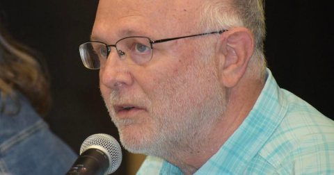 Microphone, People, Glasses.