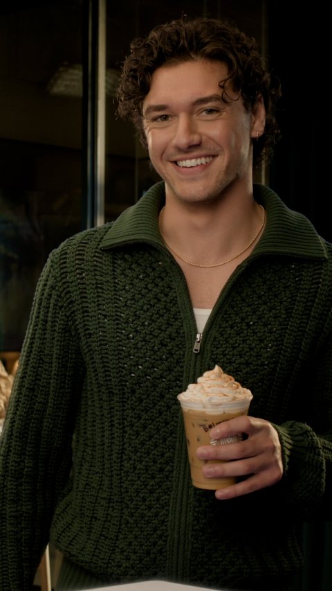 Smile, Sweater, Necklace.