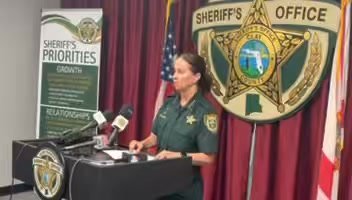 Crowd, Person, Woman. Text: OFFICE SHERIFF'S SHERIFF'S PRIORITIES GROWTH