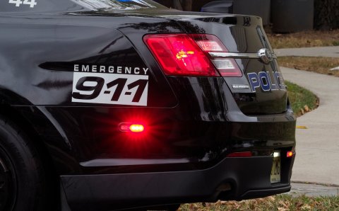 Car, Vehicle, License Plate. Text: EMERGENCY