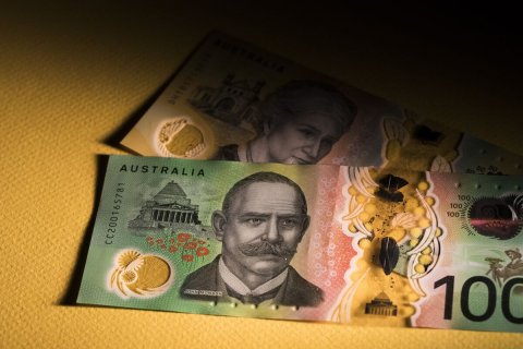 Baby, Person, Man. Text: AUSTRALIA 100 100 CC200165781 10