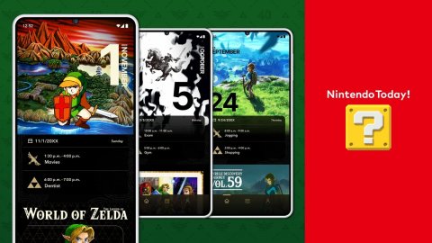 Electronics, Mobile Phone, Phone. Text: INOVEMBER 5 Nintendo Today! 24 ?
