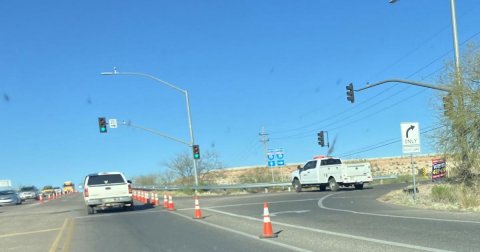 Road, Utility Pole, Freeway. Text: ONLY