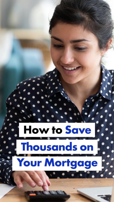 Head, Person, Face. Text: How to Save Thousands on Your Mortgage