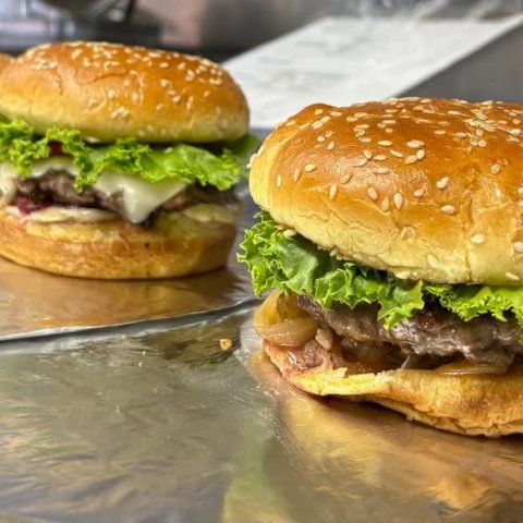 Burger, Food, Food Presentation.