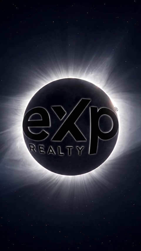 Night, Moon, Sky. Text: exp REALTY