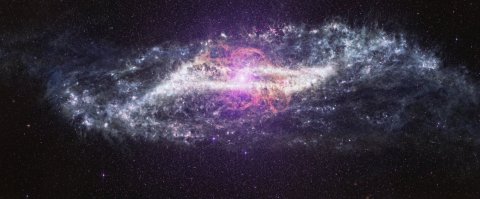 Nebula, Milky Way, Night.