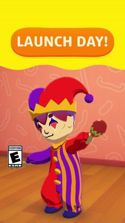 Baby, Person, Face. Text: LAUNCH DAY! EVERYONE E ESRB