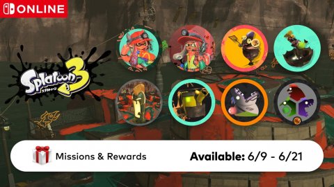 Play Area, Comics, Disk. Text: ONLINE Missions &amp; Rewards