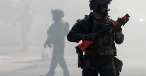 Glove, Gun, Military.