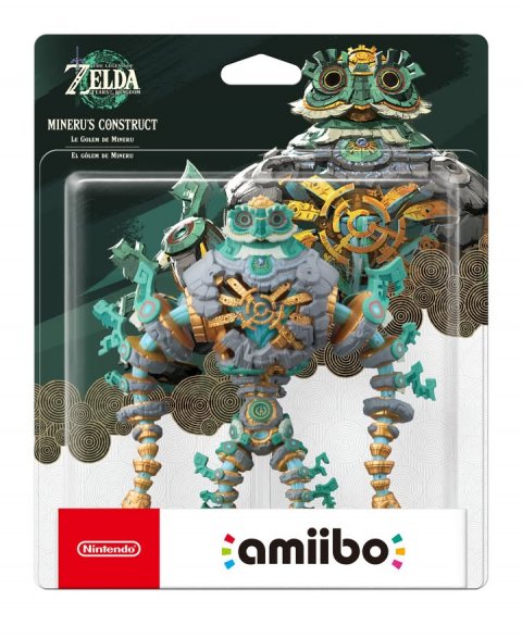 Accessories, Animal, Sea Life. Text: ZELDA MINERU'S CONSTRUCT amiibo