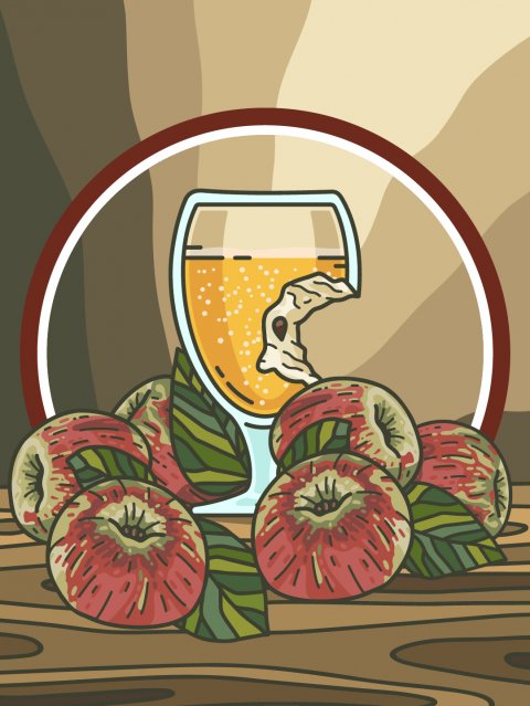 Glass, Beer, Juice.