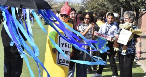 Glasses, Shoe, Person. Text: EDWA