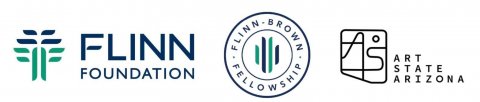 Logo. Text: FLINN ART STATE FOUNDATION FELLOWSHIP ARIZONA
