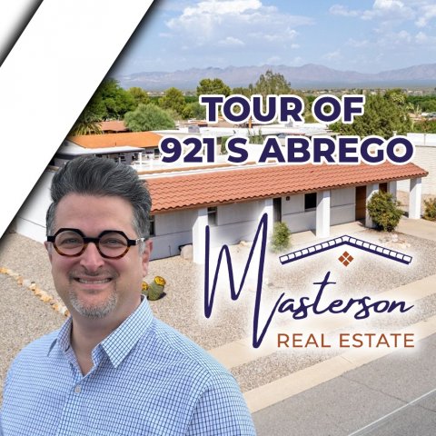 Photography, Villa, Portrait. Text: TOUR OF 921 S ABREGO