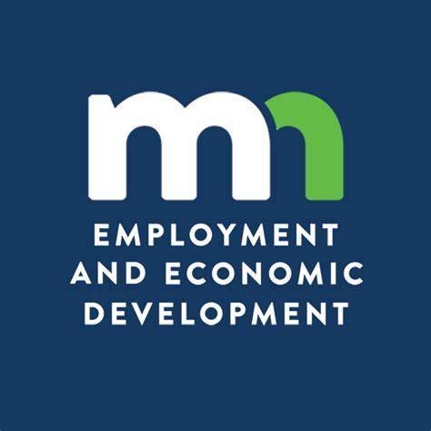 Logo, Advertisement, Poster. Text: m EMPLOYMENT AND ECONOMIC DEVELOPMENT