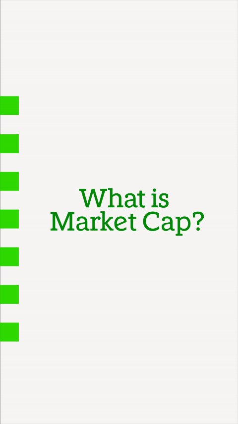 Page, Text, Logo. Text: What is Market Cap?