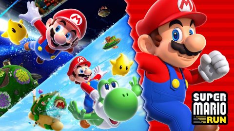 Game, Super Mario, Person. Text: SUPER MARIO RUN