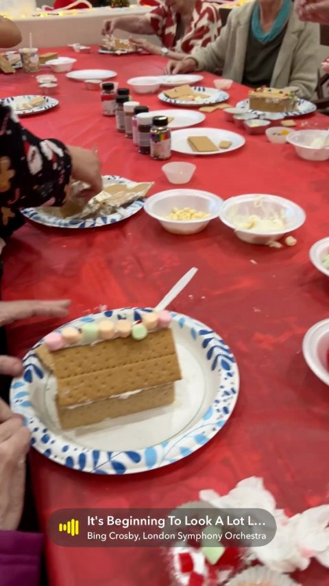 Meal, Dining Table, Table. Text: It's Beginning To Look A Lot L... Bing Crosby, London Symphony Orchestra