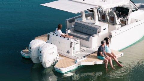 Yacht, Person, Woman.