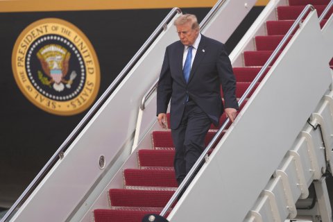 Staircase, People, Person. Text: PRESIDENT THE OF THE UNITED STATES