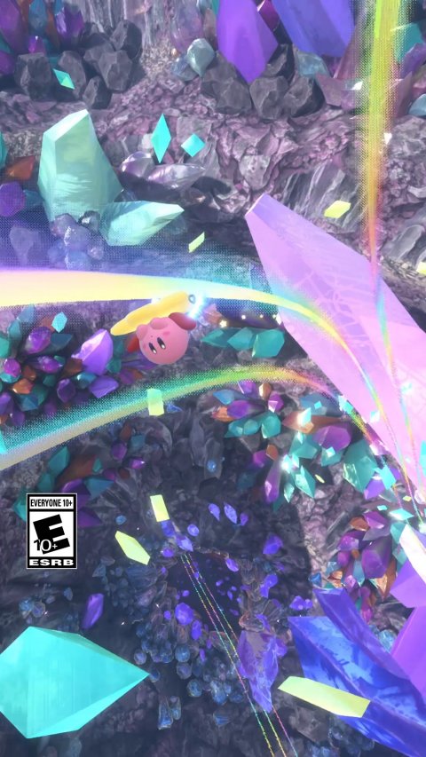 Purple, Paper, Crystal. Text: EVERYONE 10+ ESRB