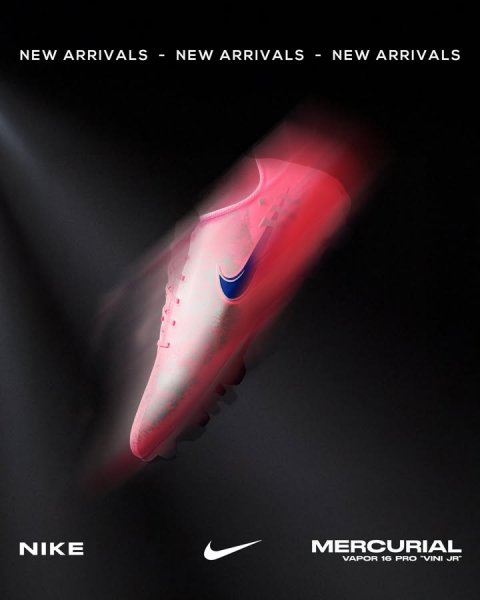 Shoe, Sneaker, Rocket. Text: MERCURIAL NIKE
