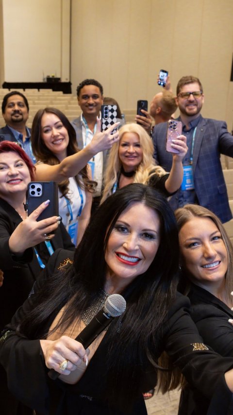 Microphone, Person, Woman.
