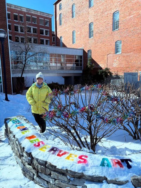 City, Coat, Neighborhood. Text: ART