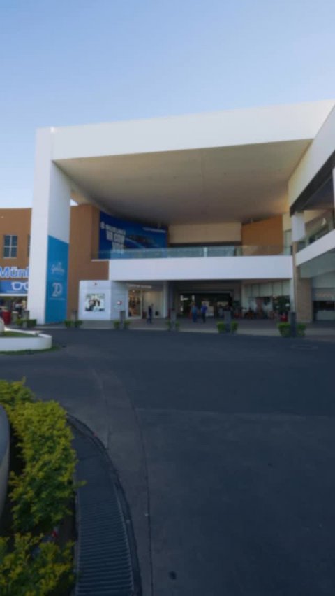 Office Building, Convention Center, Shopping Mall. Text: D