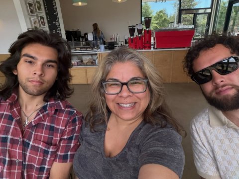 Glasses, Photobombing, Portrait.
