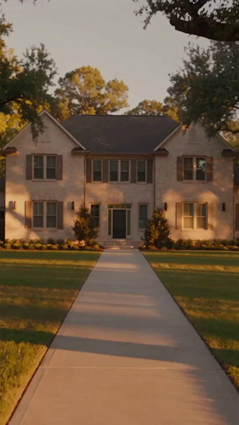Housing, Outdoors, Driveway.