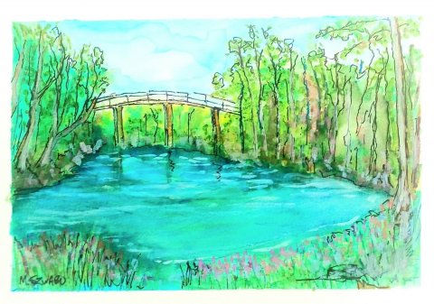 Art, Painting, Arch.