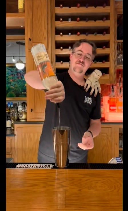 Glove, Bar, Cooking. Text: - SAMB