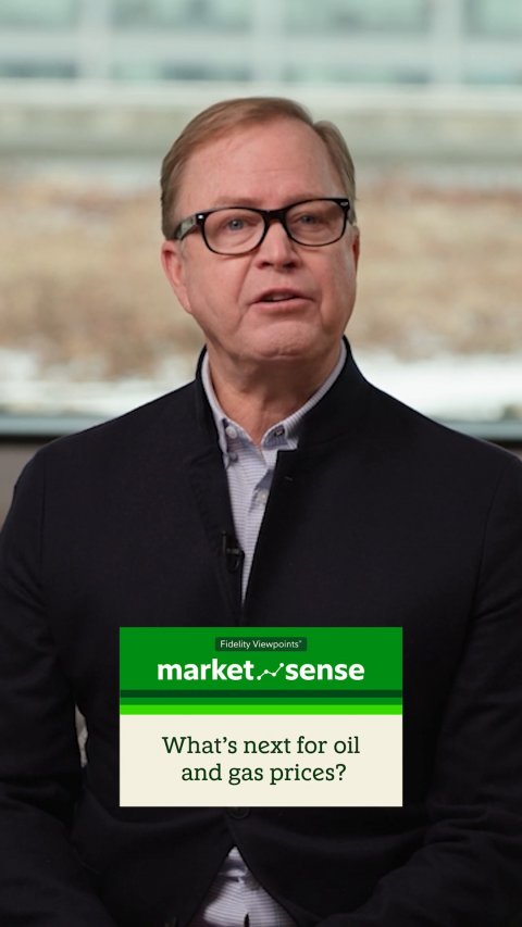 Blazer, Jacket, Portrait. Text: market sense What's next for oil and gas prices?