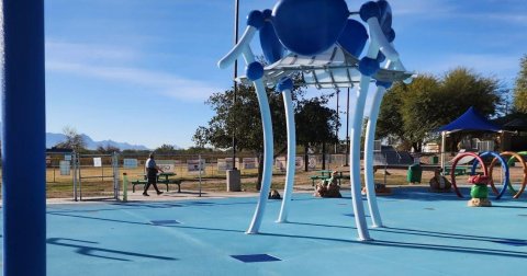 Play Area, Outdoor Play Area, Outdoors.