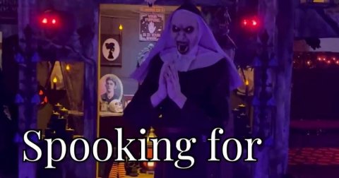 Head, Person, Face. Text: Spooking for